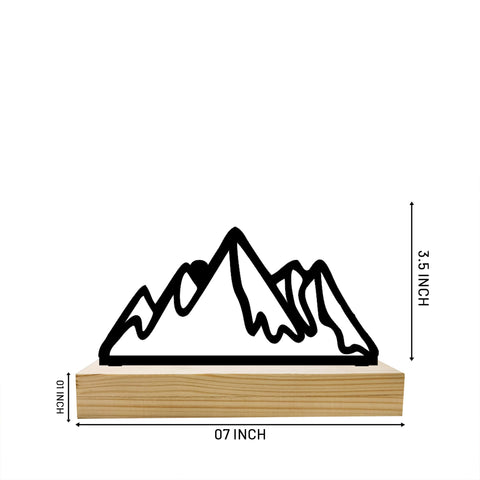 Mountain Metal Table Top