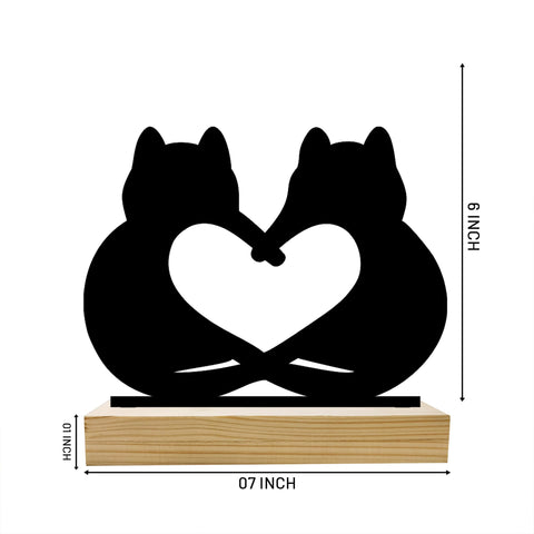 Cat Heart Table Top