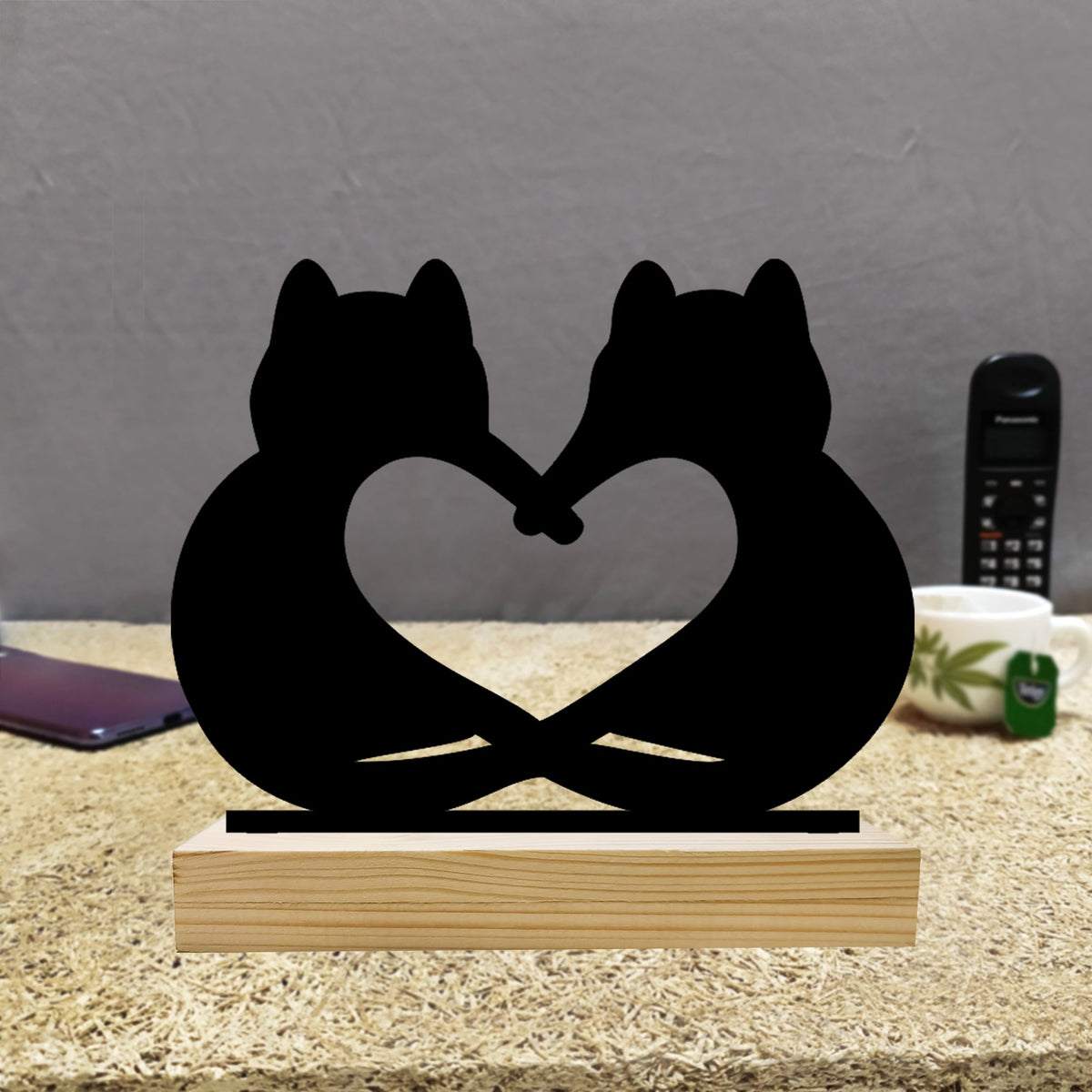 Cat Heart Table Top