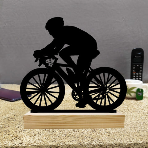 Man With Cycle Table Top