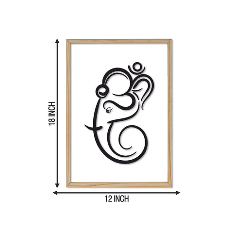 Shree Ganesha Acrylic Frame