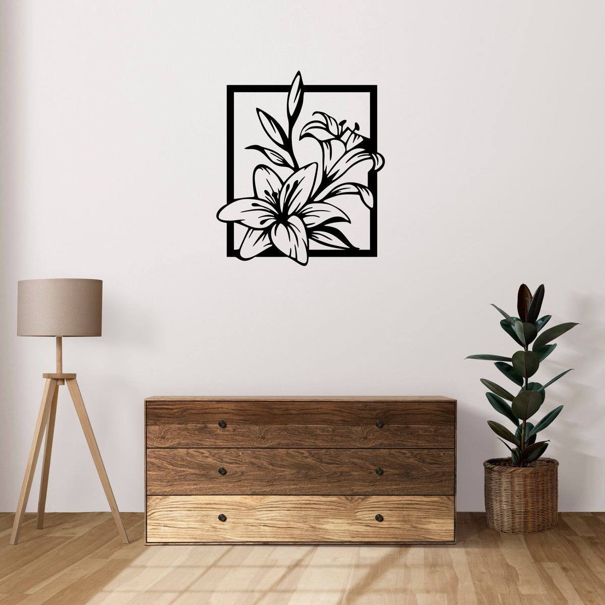 Flower Wall Clip Wall Art