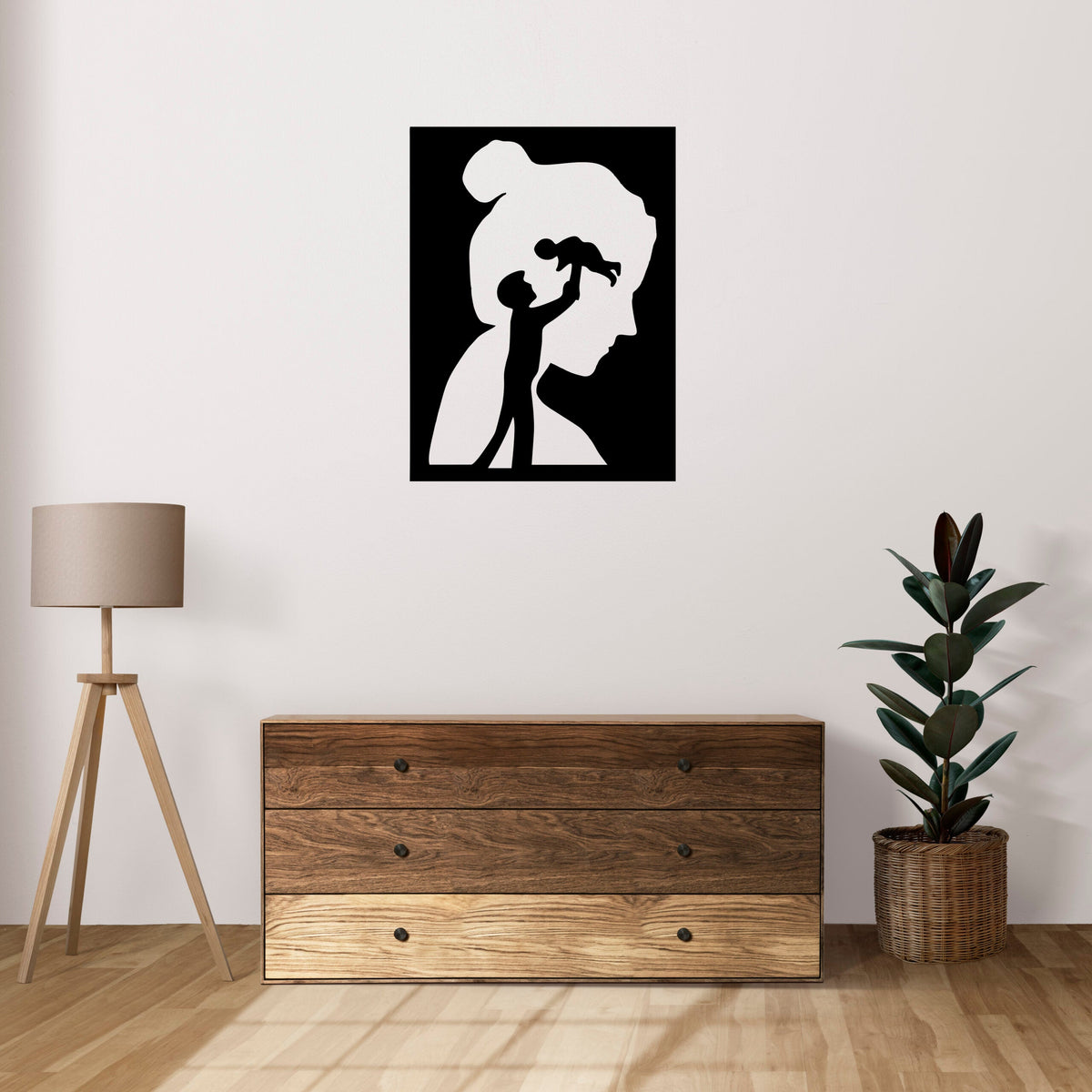 Mother Loving Baby Wall Art